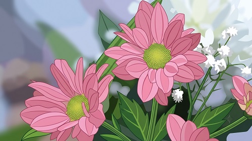 flower after