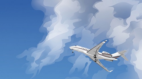 plane after