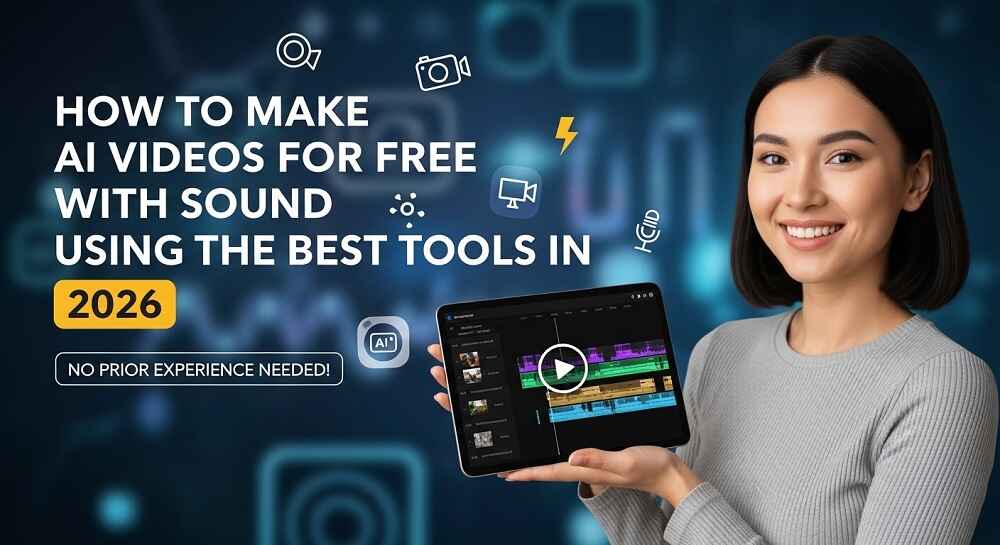 how to make ai videos for free with sound using the best tools in 2026