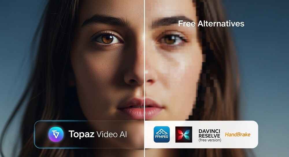topaz video ai vs free alternatives for upscaling and enhancing your videos