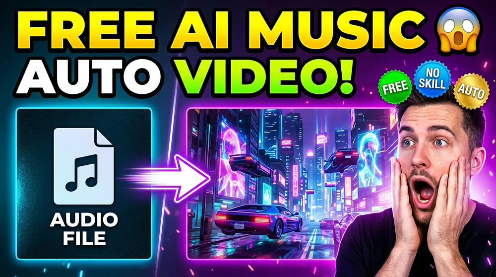 best best free ai music video generators that create stunning visuals from audio files