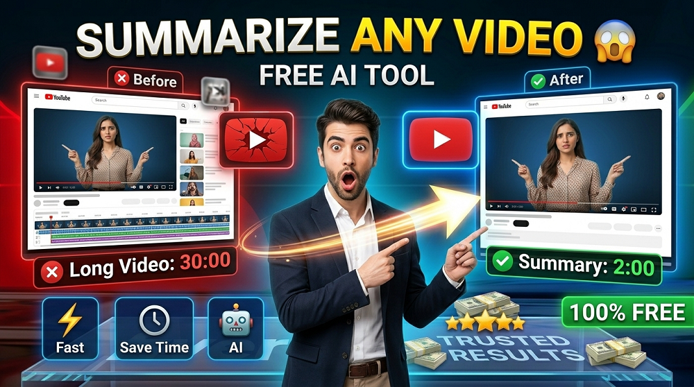 how to summarize any youtube video instantly with free ai video summarizer tools
