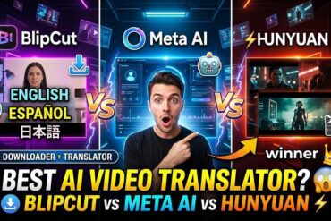 blipcut vs meta ai vs hunyuan which ai video translator and downloader works best