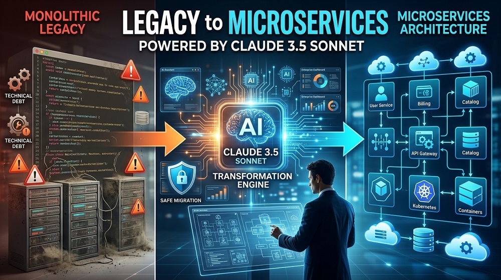 How Enterprise Architects Use Claude 3.5 Sonnet to Safely Migrate Monolithic Legacy Code to Microservices
