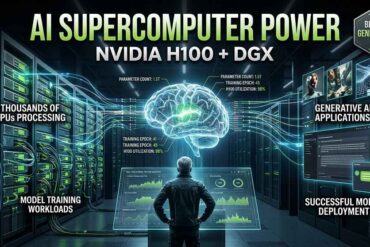 the raw power behind the scenes of generative ai using nvidia h100 and nvidia dgx supercomputers